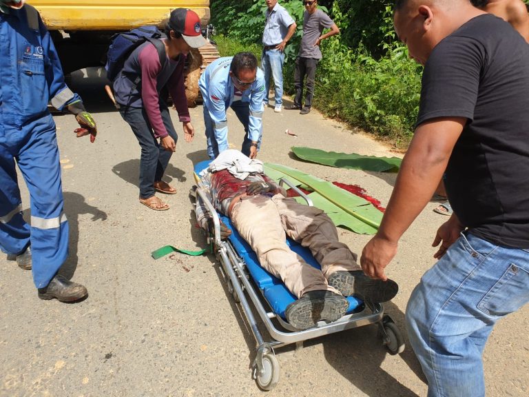 Muhdi, Pemandu Tali Excavator Tewas Di Tempat Kerjanya