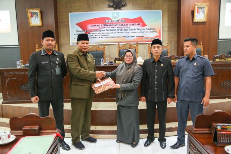 DPRD Anambas Gelar Rapat Paripurna Pengambilan Persetujuan Bersama Kepala Daerah