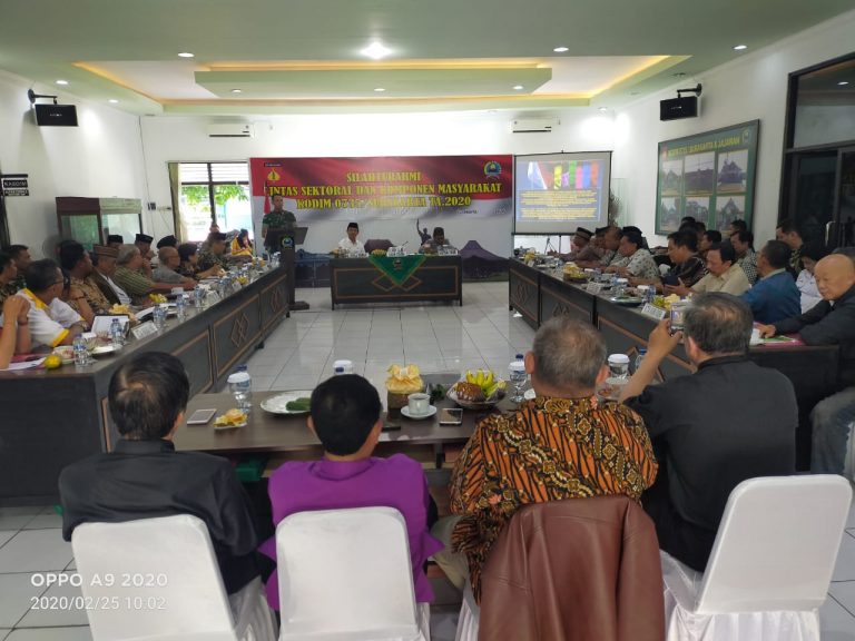 Kodim Surakarta Gelar Silaturahmi Lintas Sektoral Dan Komponen Masyarakat, Ini Tujuannya