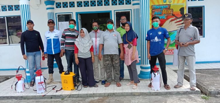 Sterilisasi Rumah, Cegah Covid 19 Di Kuala Maras