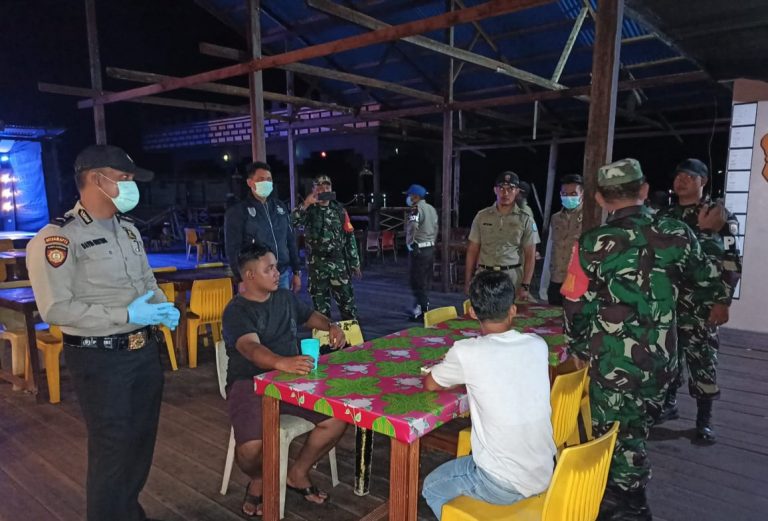 Tim Gabungan Cegah Covid 19 Anambas, Patroli Tempat Keramaian