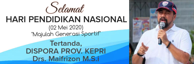 Momen Hardiknas, Kadispora Kepri Ingatkan Tetap Berolahraga