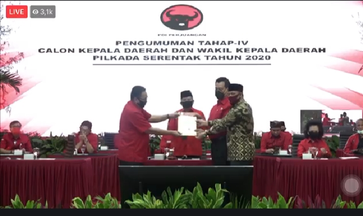 PDI-P Resmi Terbitkan Rekom Untuk Soerya-Iman di Pilgub Kepri 2020