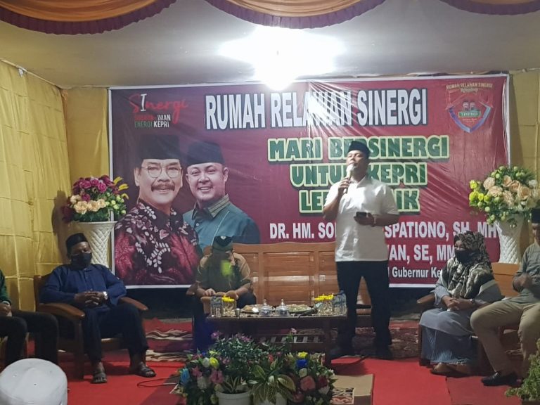 Bertemu Warga Kosgoro, Iman Sutiawan Sampaikan Tiga Sektor Prioritas SInergi Kepri