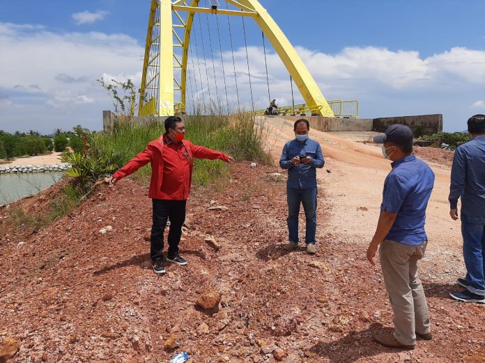 Komisi III DPRD Kepri Tinjau Pembangunan Infrastruktur di Karimun