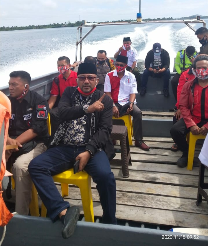Terus Bergerak, Tim dan Relawan Sinergi Galang Dukungan Hingga Ke Pesisir Bintan