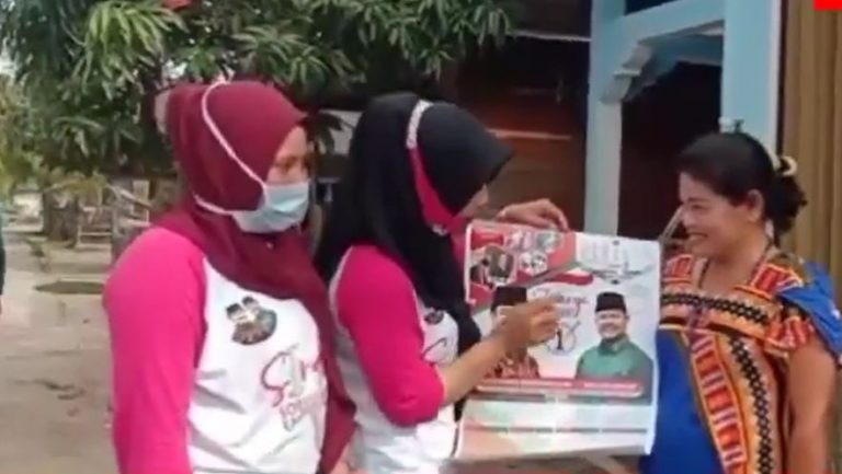 Srikandi Moro Turun ke Pulau Jang Ajak Warga Pilih Soerya-Iman