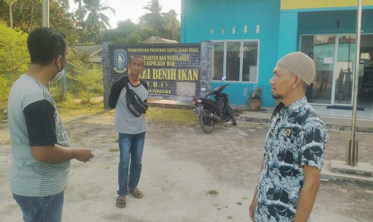 Kades Genting Pulur Lakukan Kunker ke Kantor Balai Benih Ikan (BBI) DKP Kepri