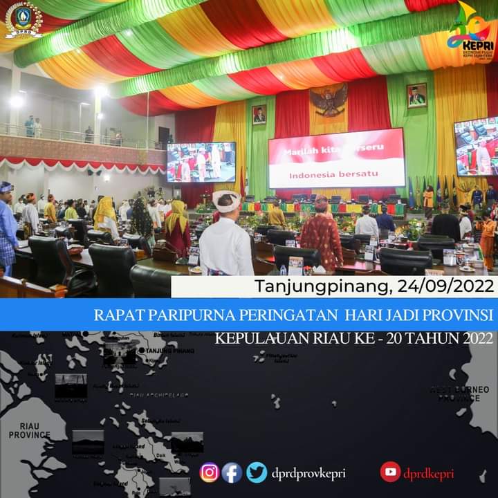 Rapat Paripurna DPRD Kepri Memperingati Hari Jadi Provinsi Kepri