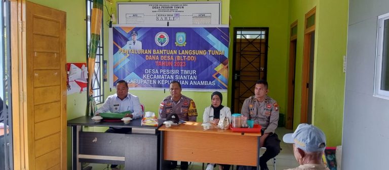 Desa Pesisir Timur Anambas Salurkan BLT Dana Desa Tahun 2023