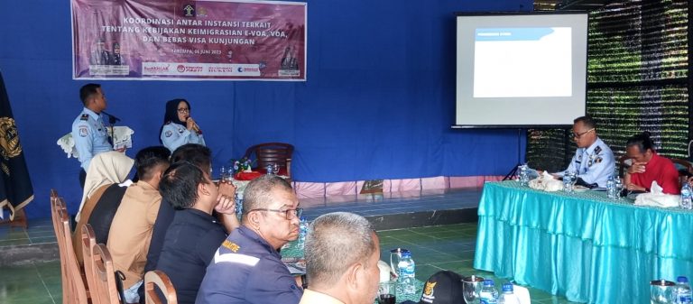 Imigrasi Kelas II TPI Tarempa, Sosialisasikan Kebijakan Visa