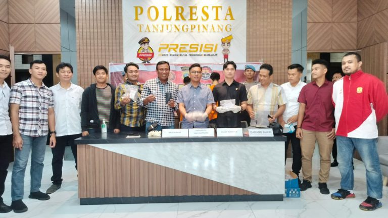 2 Pengedar Narkoba Diringkus Tim Polresta Tanjungpinang