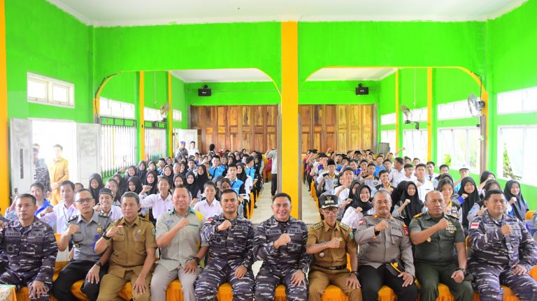 Lanal Tarempa Bina Ketahanan Wilayah Kepulauan Perbatasan Terdepan