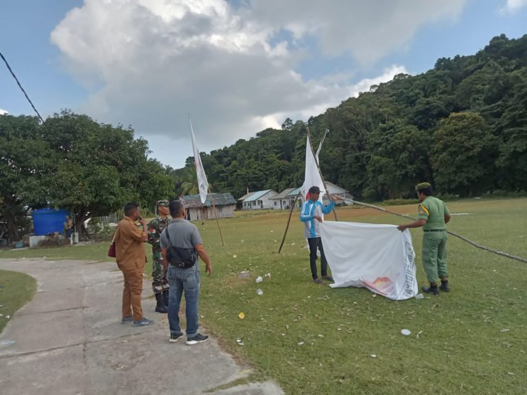 Penertiban Alat Peraga Kampanye di Wilayah Kecamatan Katang Bidare