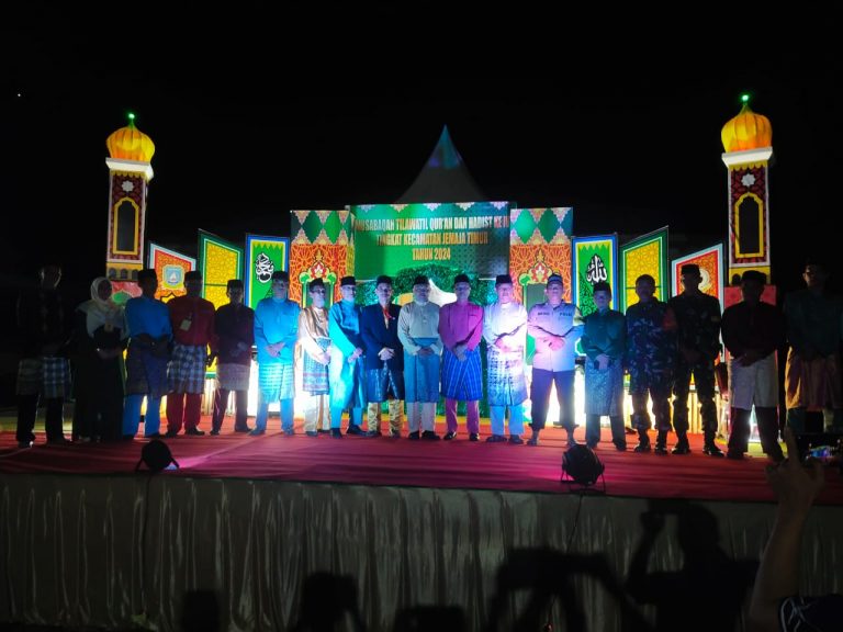 Kepala BPBD Anambas Tabuh Bedug Pembukaan MTQH Tingkat Kecamatan Jemaja Timur