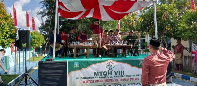 Pawai Taaruf  MTQH ke VIII Kecamatan Siantan Tahun 2024