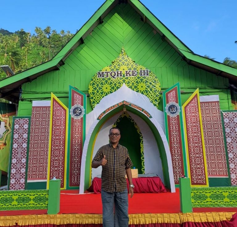 Panggung Astaka Pagelaran MTQH Tingkat Kecamatan Jemaja Barat, Siap Digunakan