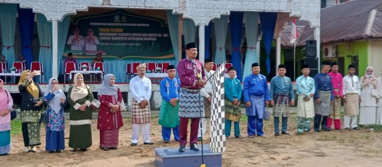 Pelepasan Pawai Ta’aruf MTQH Ke VIII 2024 Kabupaten Kepulauan Anambas