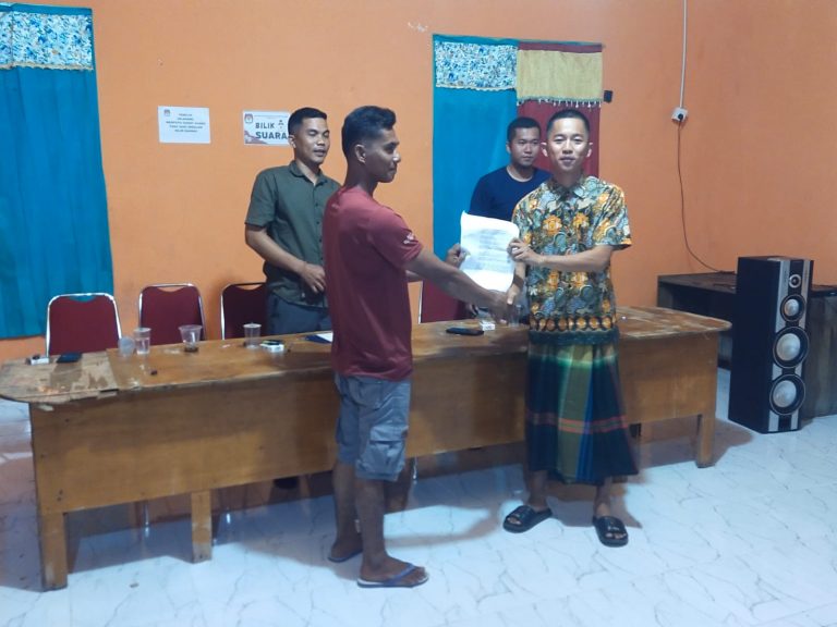 Fibi Afriawan Terpilih Sebagai Ketua Karang Taruna Desa Genting Pulur Periode 2024-2029