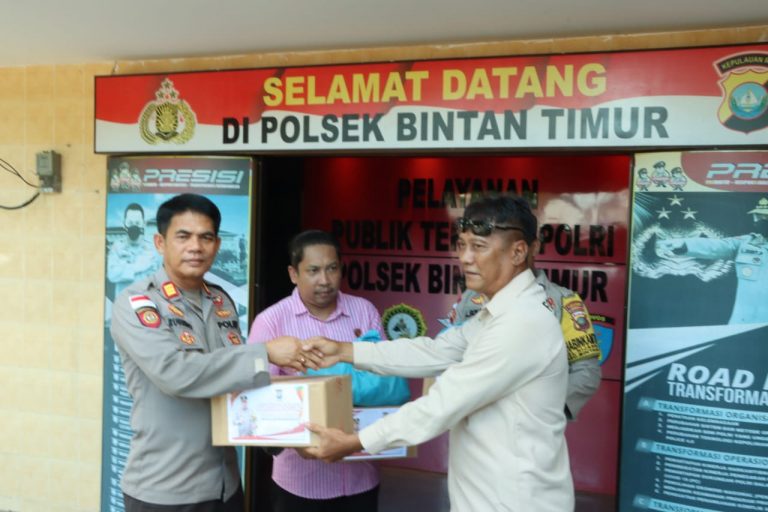 Polsek Bintan Timur Apresiasi Masyarakat Mendukung Tugas Polri