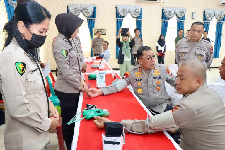 Lakukan Gerakan Donor Darah, Polda Kepri Kumpulkan 187 Kantong Darah