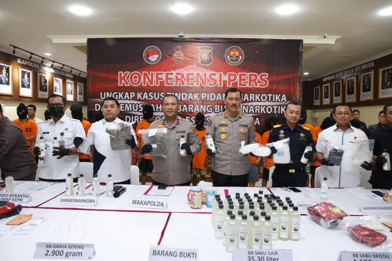 Selama Mei 2024, Polda Kepri Ungkap 6 Kasus Narkotika