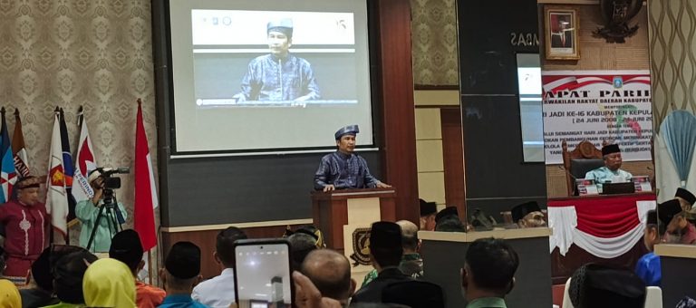 Rapat Paripurna Peringatan Hari Jadi ke 16 Kabupaten Kepulauan Anambas.