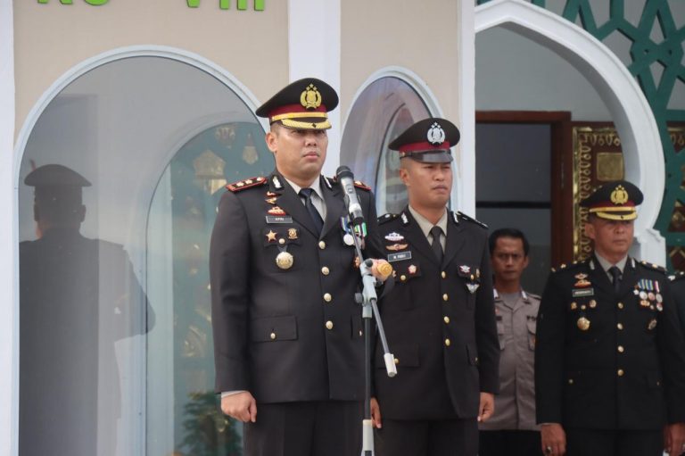 Kapolres Kepulauan Anambas Pimpin Upacara HUT Bhayangkara ke-78