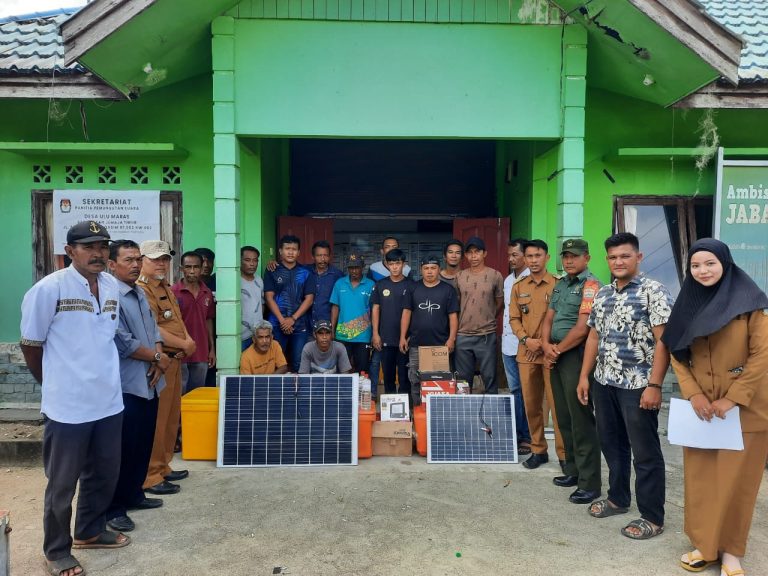 Pemdes Ulu Maras Gunakan Dana Desa Bantu Ketahanan Pangan Nelayan