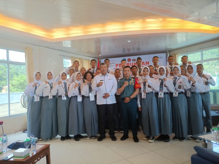 Danlanal Tarempa Motivasi Calon Paskibraka Kepulauan Anambas Tahun 2024