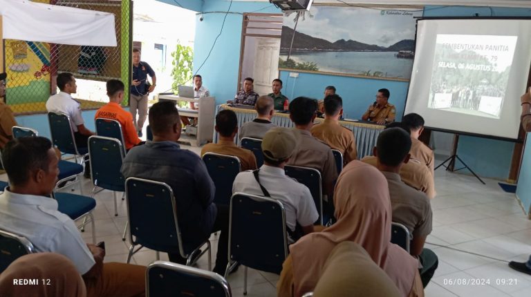 Kecamatan Jemaja Laksanakan Pembentukan Panitia Acara Menyambut HUT RI ke 79
