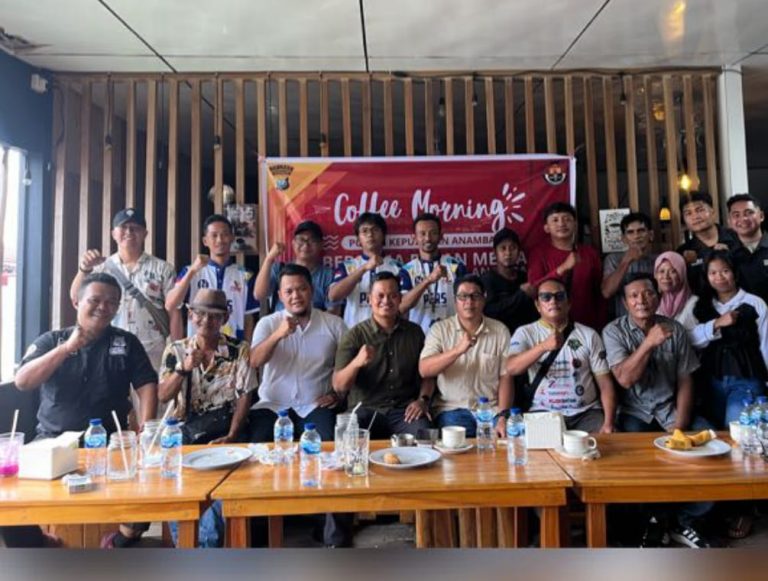 Humas Polres Anambas ‘Coffee Morning’ Bersama Insan Pers