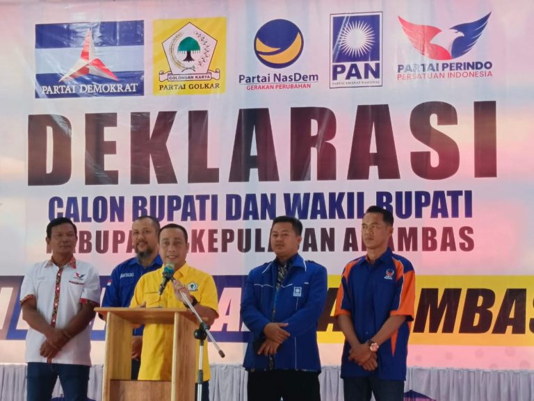 Deklarasi Pasangan Dato’ Aneng – Raja Bayu Maju Pilkada Kepulauan Anambas
