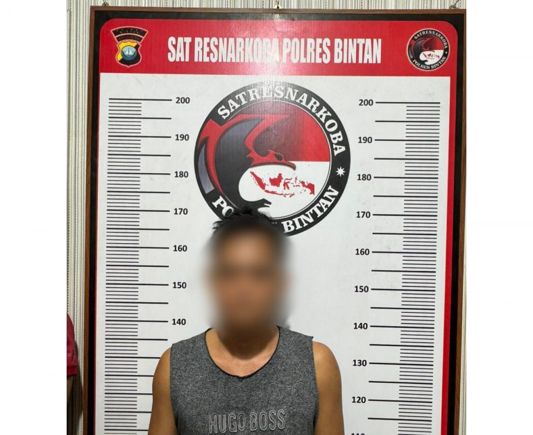 Satuan Narkoba Polres Bintan Tangkap Residivis Penyalahgunaan Narkoba