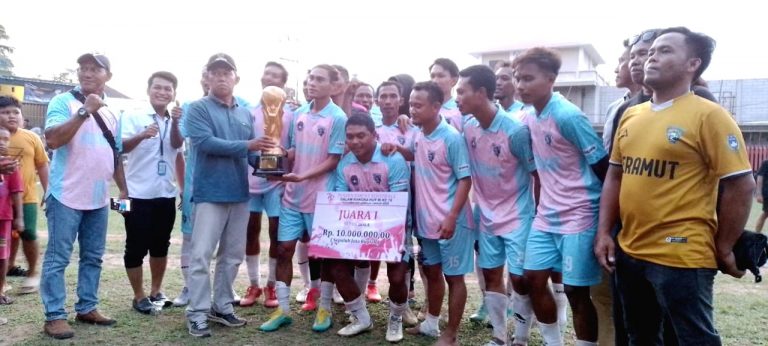 Laga Seru Tim Keramut A Vs Tim Padang Melang, Menang Tipis Skor 3-2