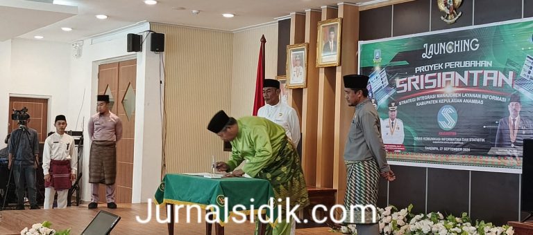 Tingkatkan Layanan Berbasis Digital, Abdul Haris Launching Update Aplikasi “Srisiantan”
