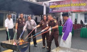 Pemusnahan Barang Bukti Narkotika di Kejaksaan Negeri Tanjungpinang