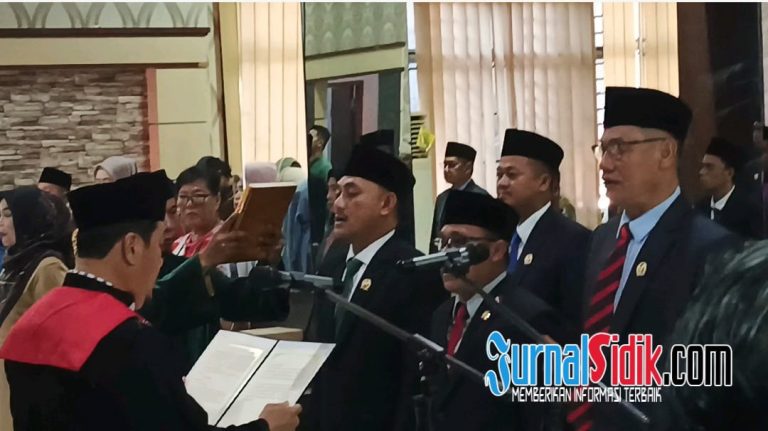 Paripurna Pengucapan Sumpah Janji Pimpinan DPRD Anambas 2024 – 2029