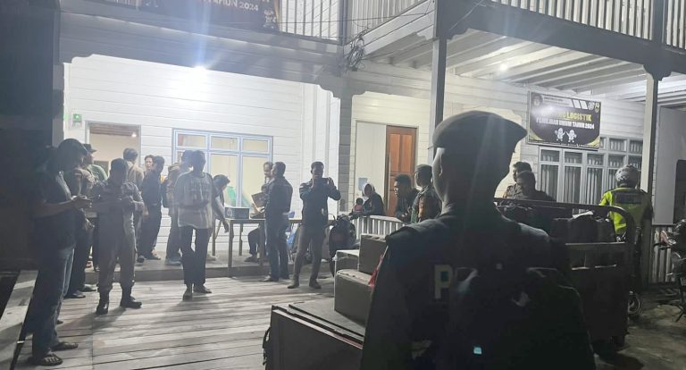 Polres Anambas Kawal Logistik Pilkada Menuju Gudang Logistik KPU
