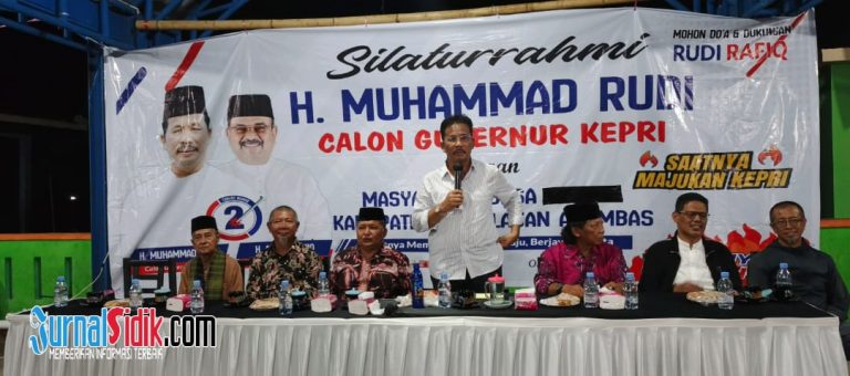 Warga Kecamatan Siantan, Kompak Dukung H.M.Rudi – Rafiq