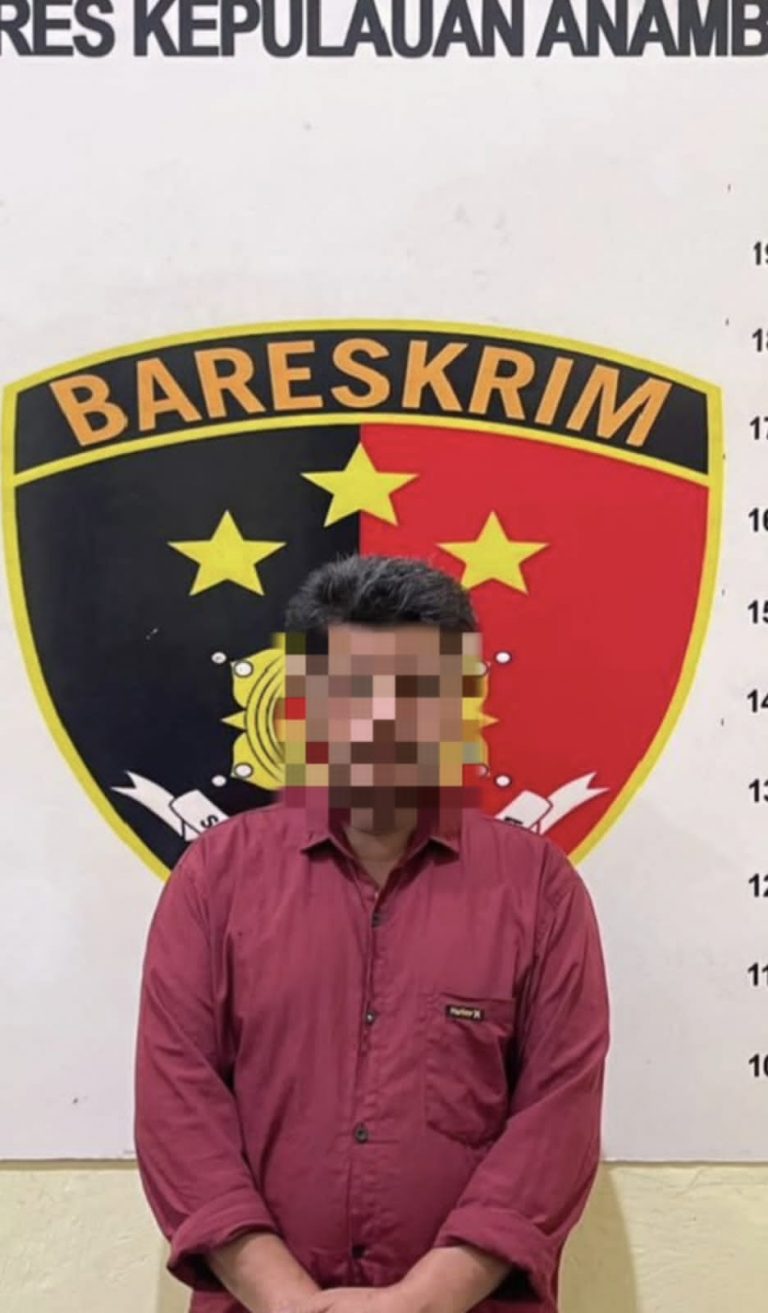 Pelaku Judi Online Ditangkap Satreskrim Polres Anambas