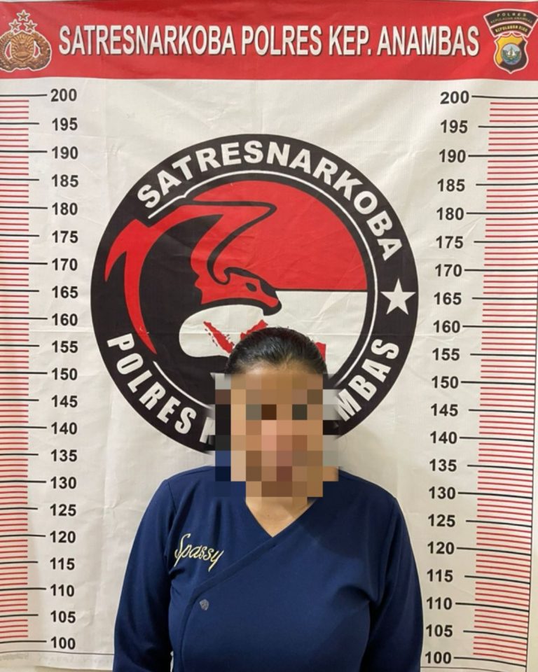Terlibat Narkoba, Satu Orang Wanita Ditangkap Satresnarkoba Polres Anambas