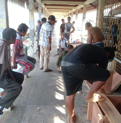 Dianggap Pemerintah Tidak Punya Anggaran, OPPM Penyengat Rehab  Pelabuhan Pelantar Kuning