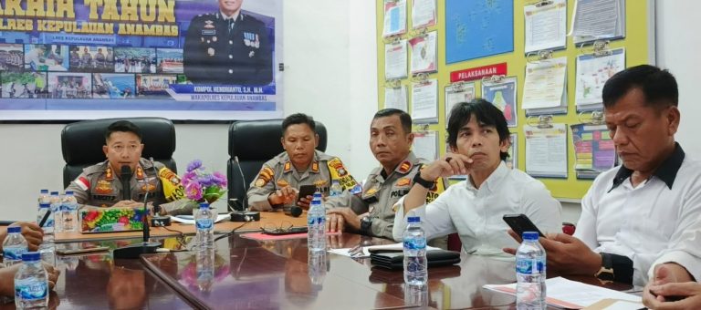 Polres Kepulauan Anambas Paparkan Capaian Kinerja Sepanjang Tahun 2024