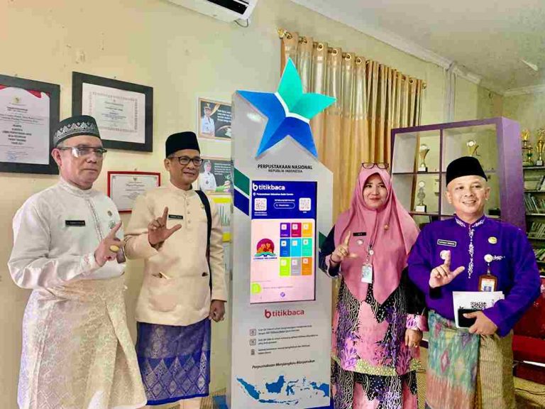 Perpustakaan Bukit Cermin Hadirkan Tugu Titik Baca Pertama di Kepri