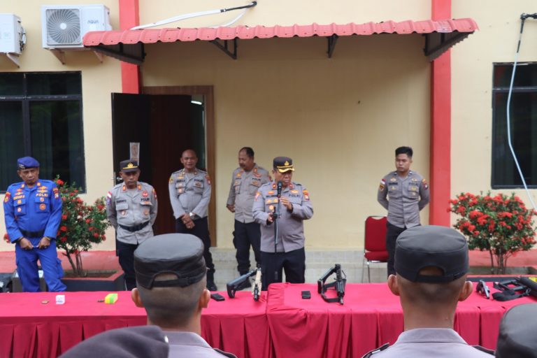 Polres Anambas Gelar Peningkatan Kemampuan Penggunaan Senjata Api