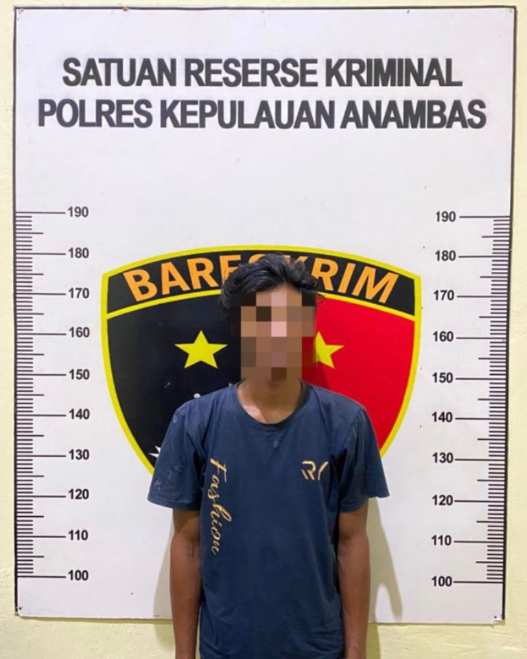 Satreskrim Polres Anambas Amankan Pelaku Persetubuhan Anak Bawah Umur