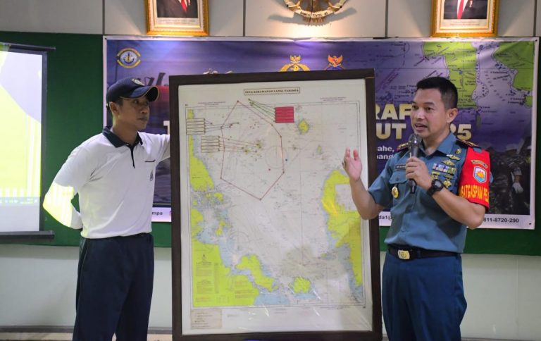 Danlanal Tarempa Gelar Coffee Morning Memperingati Hari Hidrografi TNI AL