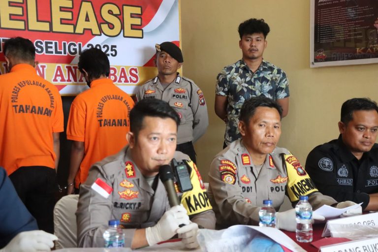 Polres Anambas Ungkap Kasus Narkoba Operasi Antik Seligi 2025