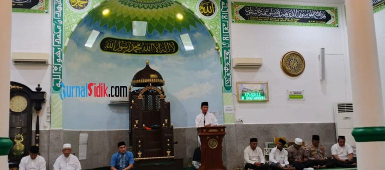 Wakil Bupati Raja Bayu Safari Ramadhan 1446 H/2025 di Masjid Jami’ Baitulrrahim Tarempa